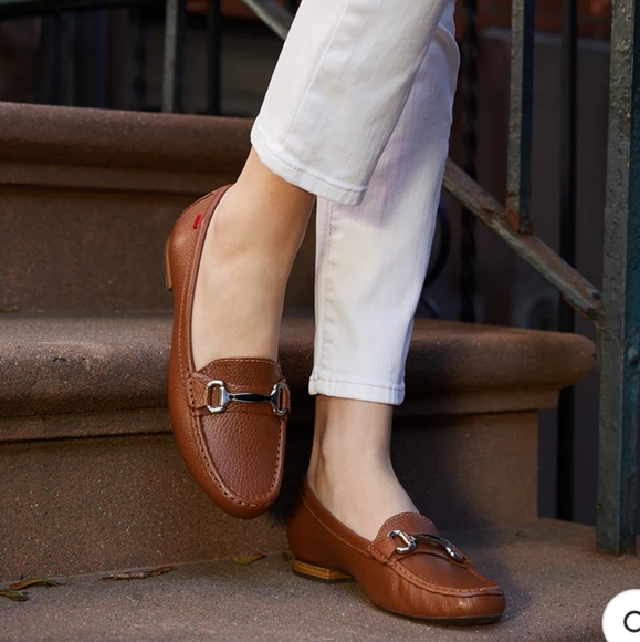Like new Marc Joseph New York Grand St. Red Leather Loafers, sz 7.5 - Picture 9 of 9